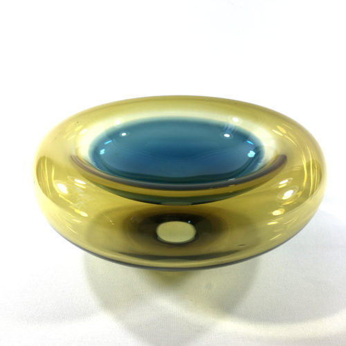 Incalmo Glasschale (gelb/blau) Bild 1
