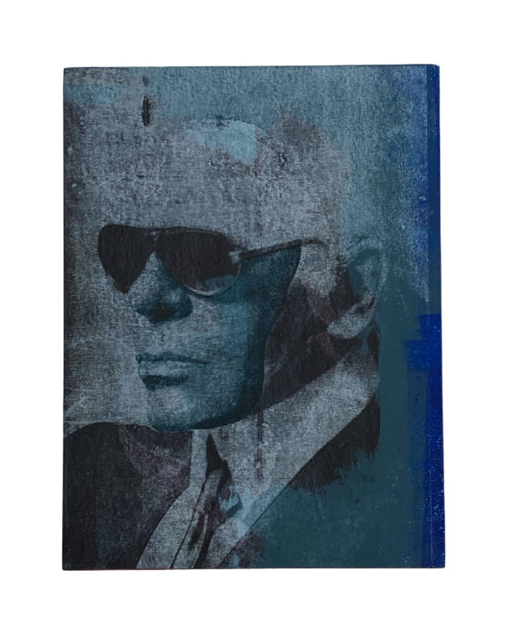 Transfer-Lithographie Block “Karl Lagerfeld” Bild 1
